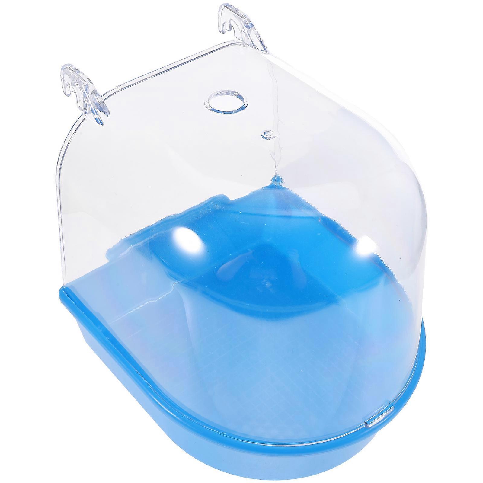 Creative Parrot Bathing Box ABS Bird Bath Container for Storage
