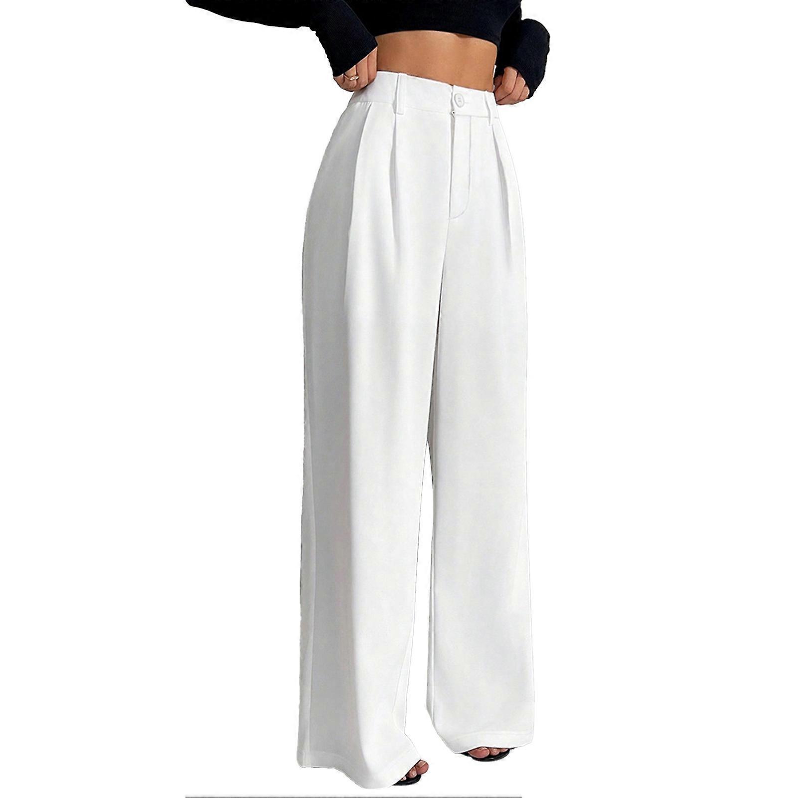 Solid Color Work Pants - with Patch Pockets - for Interviews