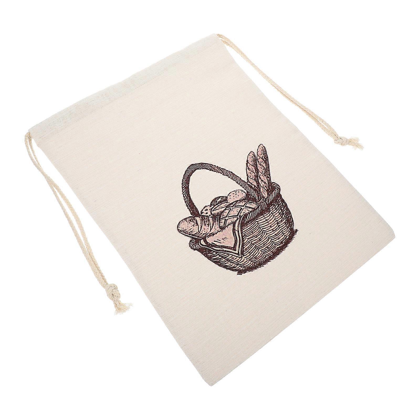 Bread Bag Reusable Bread Bag Bread Storage Bag Bakery Bag Drawstring Bread Bag