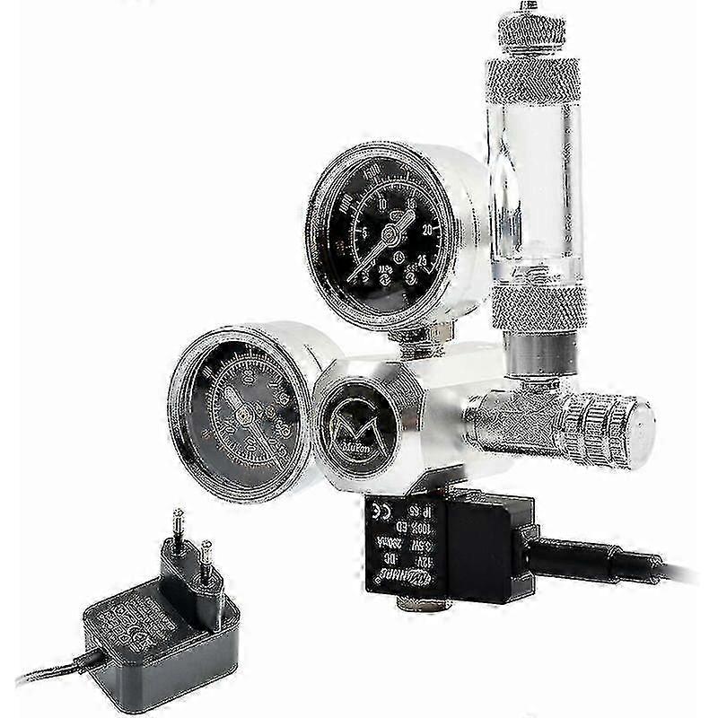 W21.8 Interface Aquarium CO2-Regler mit Doppelmanometersystem