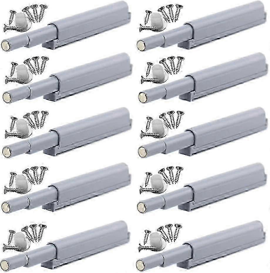 Push-to-open Magnetic Door Latches 10pcs Simple Push Open Close Function