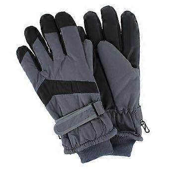 CTM Winter-Skihandschuhe für Erwachsene mit verlängerter Stulpe und Handgelenkschlaufe von Wootie