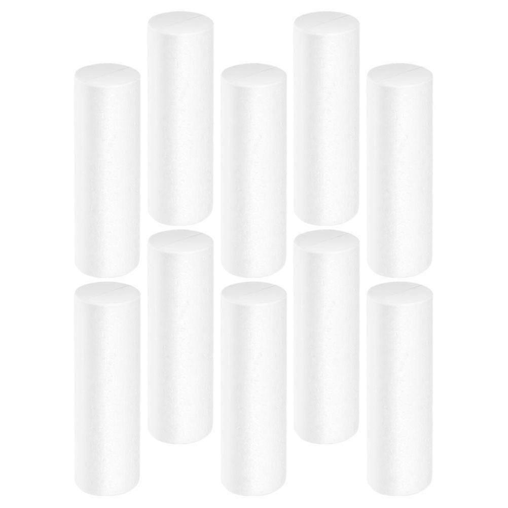 Polystyrene White Foams Cylinders compatible with Creative DIY 40Pcs Set