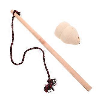 Kreisel aus Holz für Kinder, 3er-Set, handgefertigtes Holz-Gyro-Spielzeug