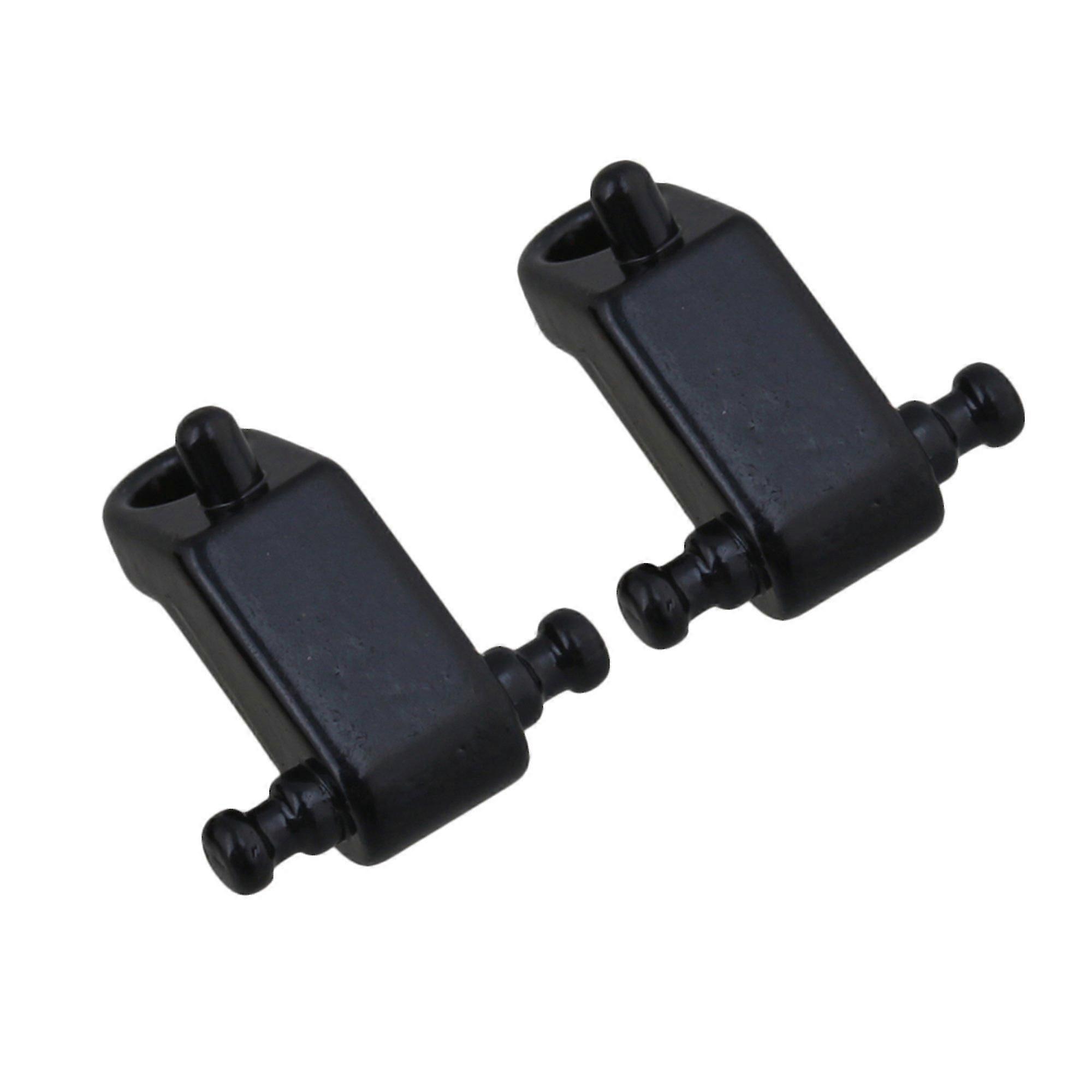 200PCS Black Electric Guitar Roller String Tree Guides Retainer