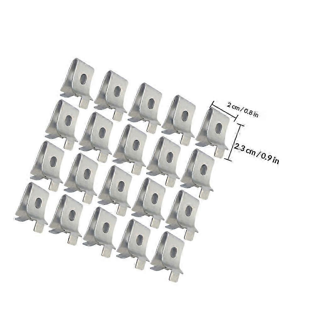 Small Shelf Brackets Wear-resistant Rust-proof Support Glass Panel 20Pack