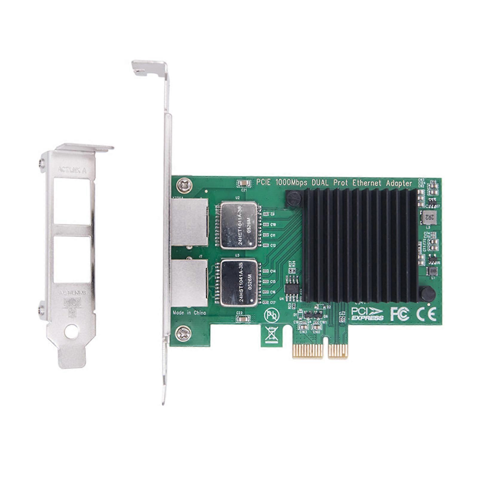 Carte réseau serveur Ethernet Gigabit PCIe 4X à 2 ou 4 ports (10/100/1000 Mbps), multicolore