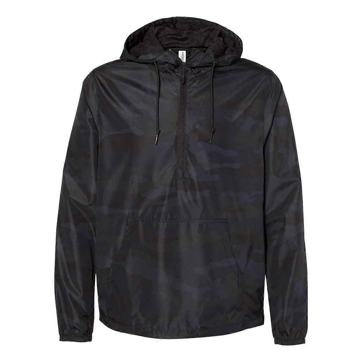Independent Trading Co. Lightweight Quarter-Zip Windbreaker Pullover Jacket