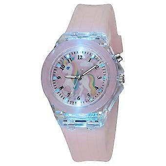 Fashion Kids Boy And Girls Led Watches Unicorn Pattern Students Silicone Quartz Watch Cute Candy Color Clock