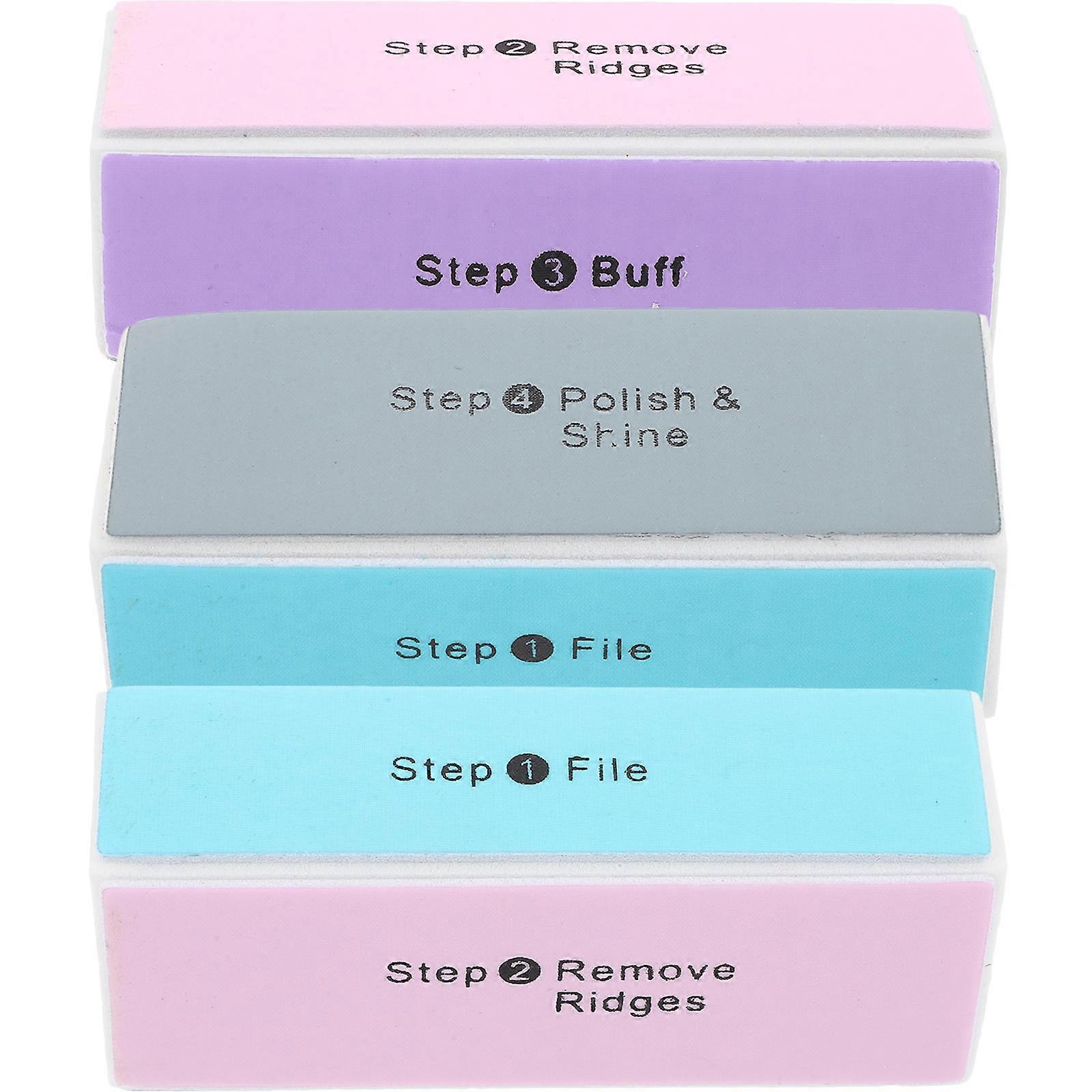 3 Pcs Pedicure Tools Nail Buffer Block Sanding Buffing Block Nail Polisher Buffer