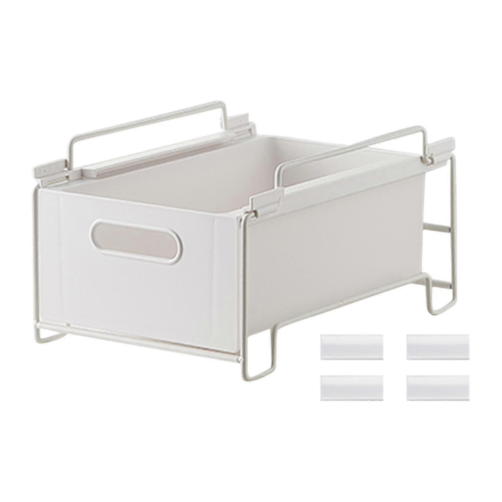 under Sink Organizer Pull Out Cabinet Organizer Saving Space Multi Use Stackable