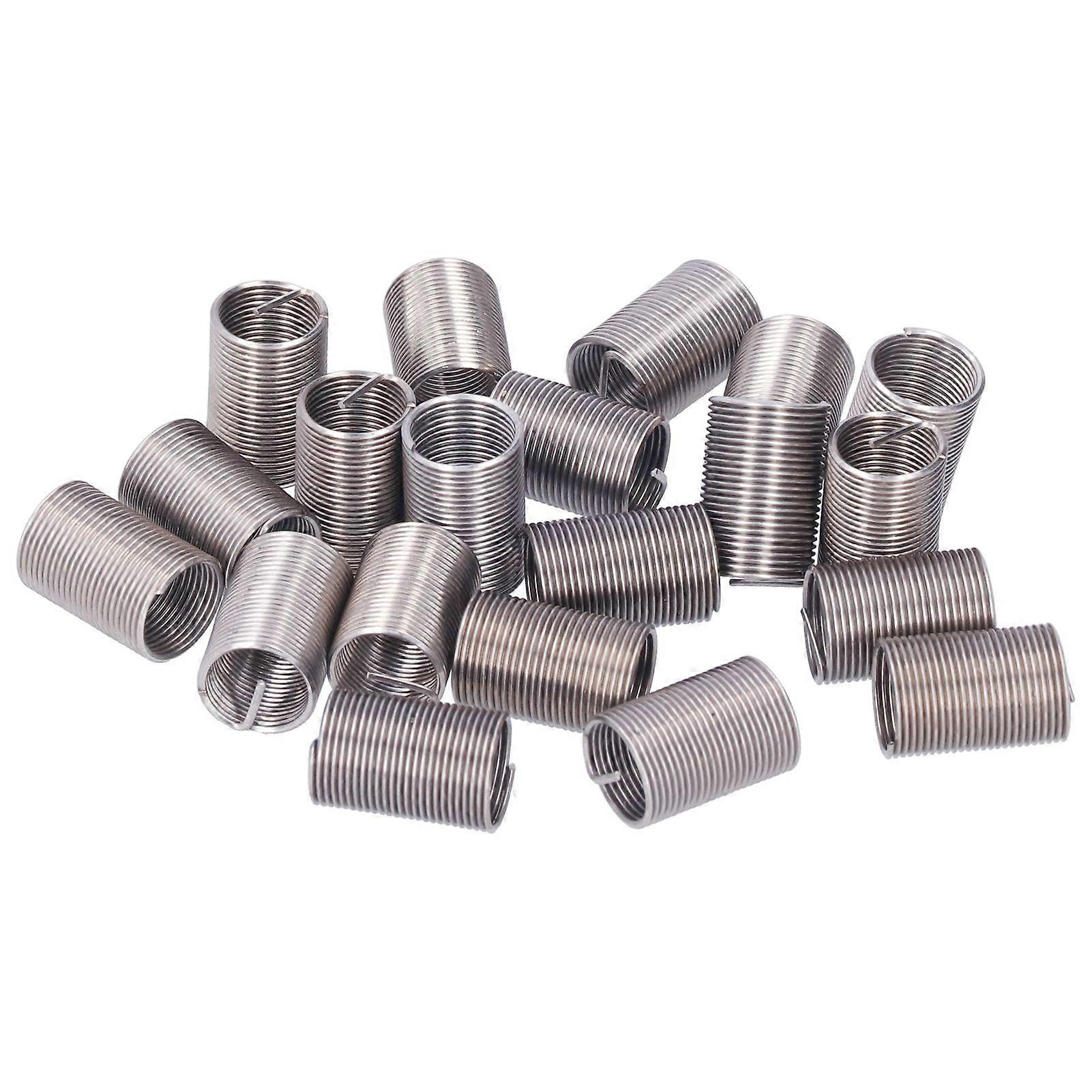 20Pcs Wire Thread Insert M12 x 1 Threaded Repair Reduce Nut Spiral Circle Extension Tool3D