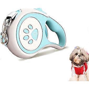 Retractable dog leash, 5m retractable leash for dogs with anti-slip handle, reusable pet leash, up to 50 kg one-hand bra [XR]