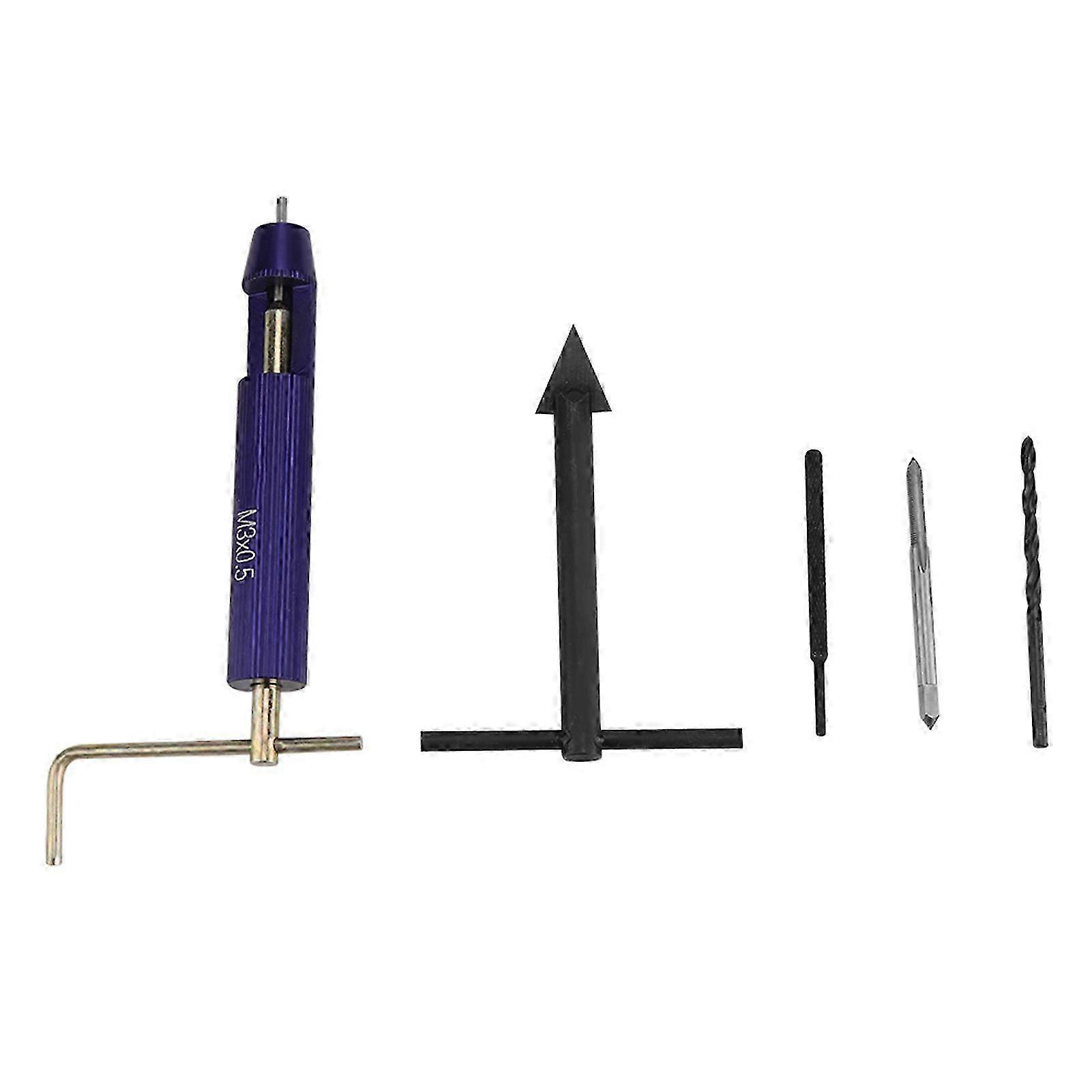 M3 Thread Repair Kit Stainless Steel Wire Thread Insert Combination Tool Set