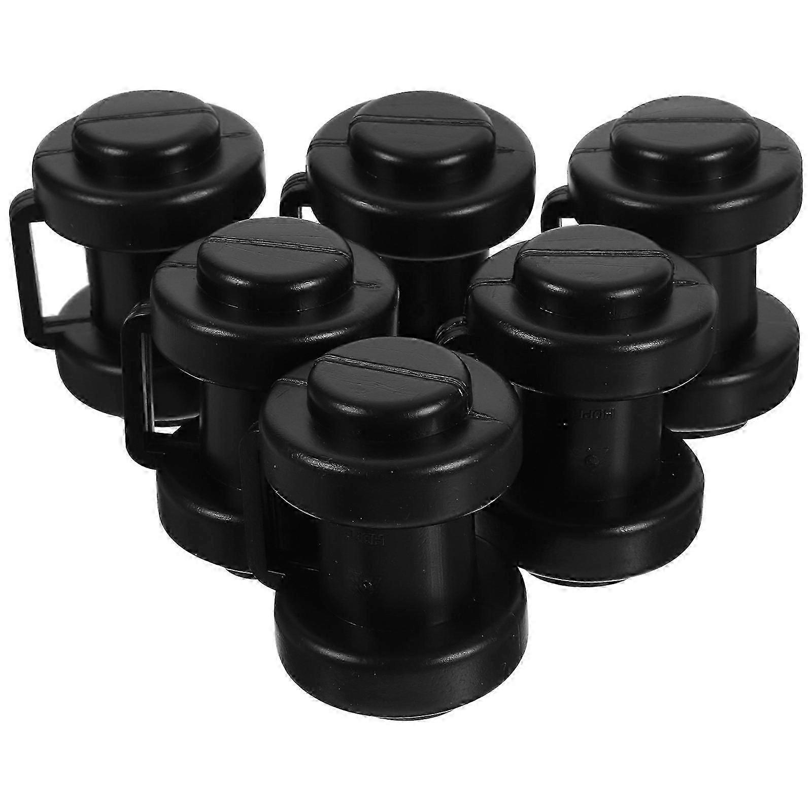 Trampoline Rod Caps | Plastic PP | 6Pcs Pack for Enclosure Connection