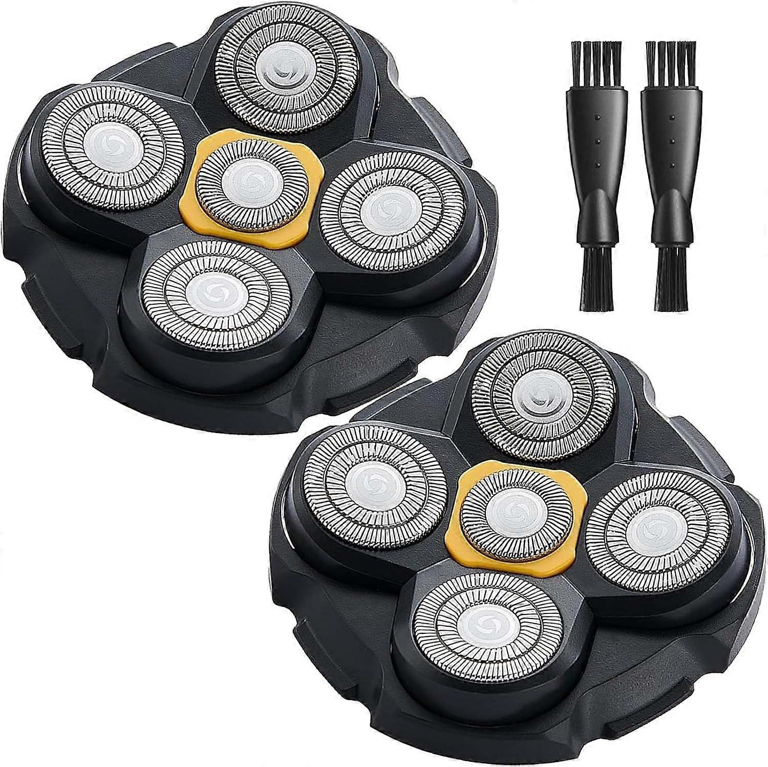 Two replacement blades and two cleaning brushes for Microtouch Titanium Shaver