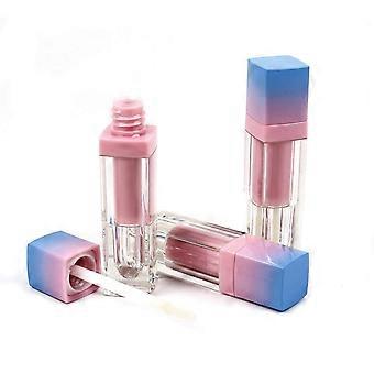 2 Stück 3,5 ml Lipgloss-Tuben mit Farbverlauf und nachfüllbare Lippenbalsam-Behälter für Reisen und DIY
