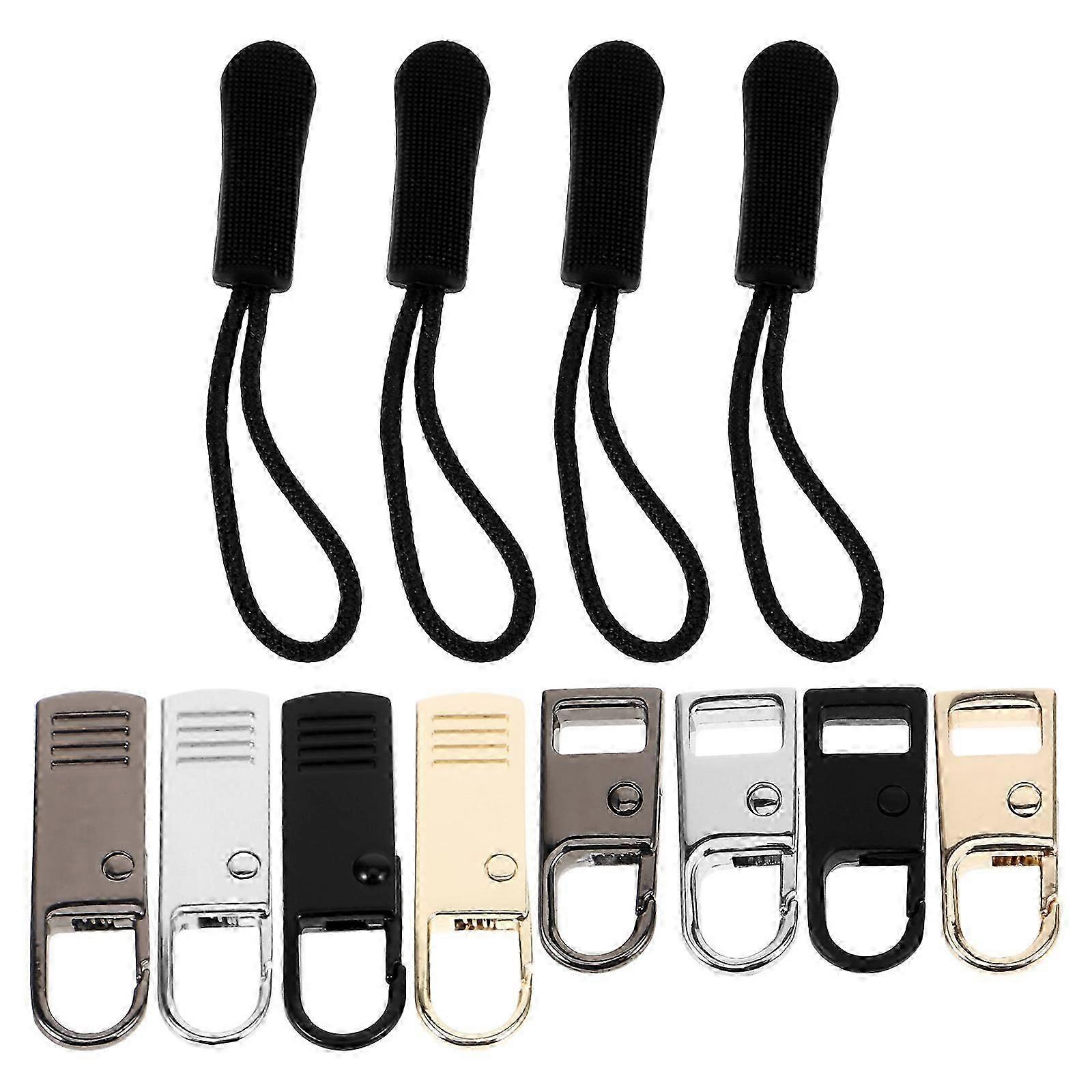12Pcs Clothing Zipper Pull Replacement Reusable Kit