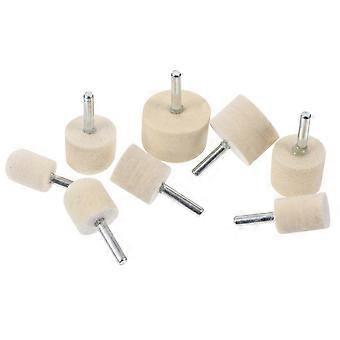Nail Polishing Wheel Set Wool Felt Buffing Wheel Pad for Nail Polishing 16Pcs