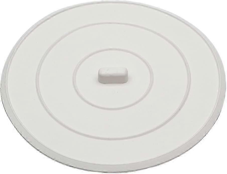 Flat Suction Cup Plug, White, Pack
