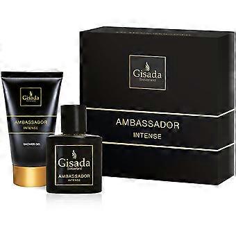 Gisada Ambassador Intense Gift Set EDP 50 ml and shower gel 100 ml 50ml