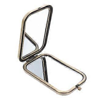 Dual-Sided Folding Mirror for Makeup Use 5Pcs Portable Compact Vintage Style