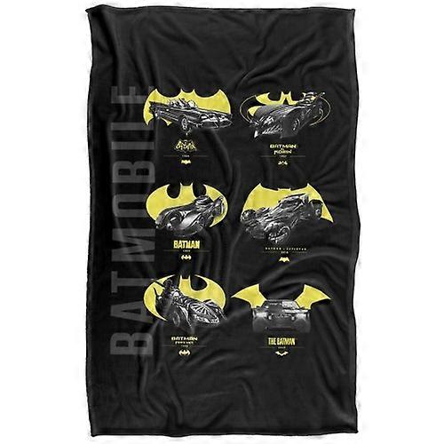 Batman Batmobile Polyester Soft Touch Blanket