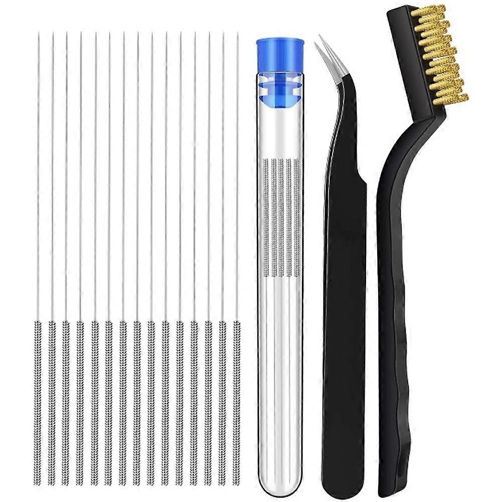 1set 3D Printer Nozzle Cleaning Kit, Universal 3D Printer Clog Removal Tool,3D Printer Nozzle Cleaning Kit
