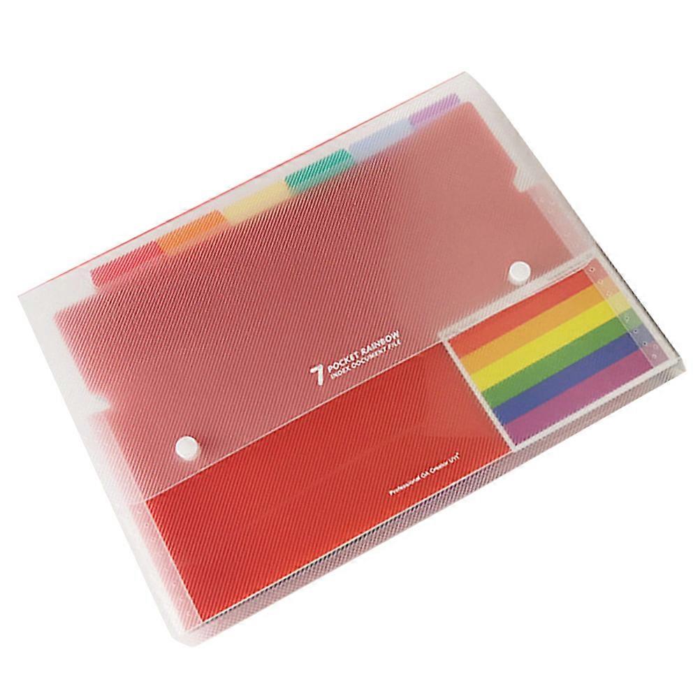 Rainbow Document Folder with for Office and School Use