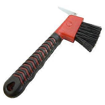 Hoof Pick Brush Ergonomic Handle Multi Functional Horse Hoof Cleaning Brush for Horse Stable
