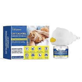 Yegbong Cat Mood Diffuser Suit Pet Cat Irritable Mood Care Solution Multi-Cat Conflict Scratching