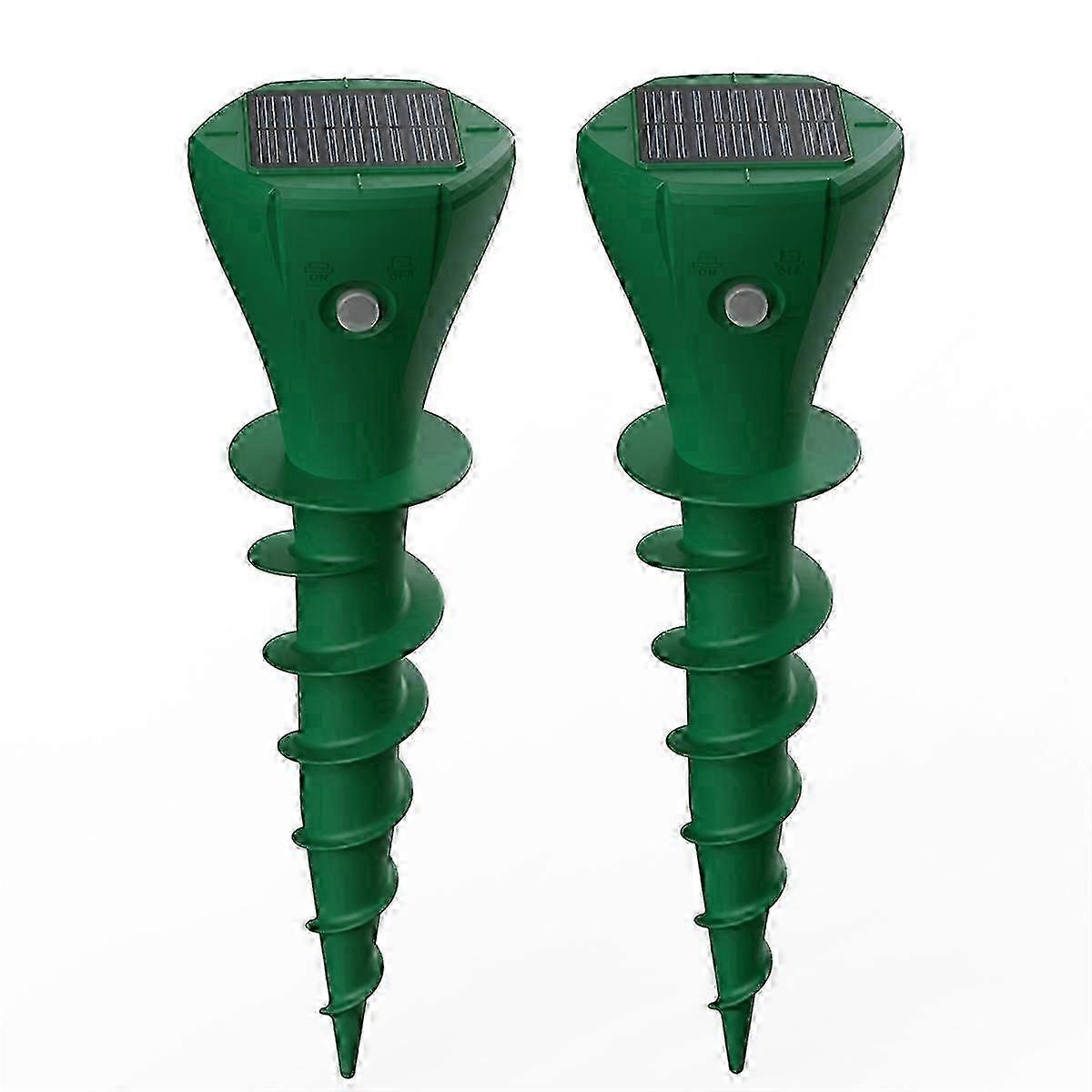 waterproof solar mole repellent compatible with gardens