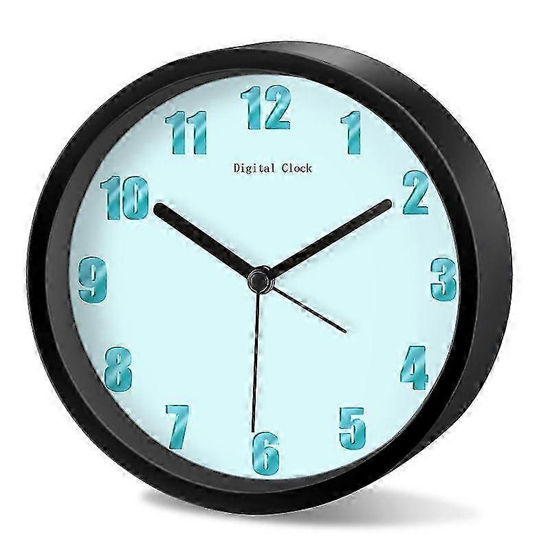 Simple Solid Color Silent Bedside Alarm Clock for Students