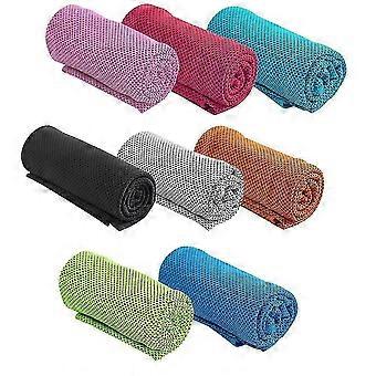 8Pcs Cooling Towel Ice Towel for Neck Microfiber Cool Towel Soft Chilly Towel for Yoga  Gym Running Workout Fitness