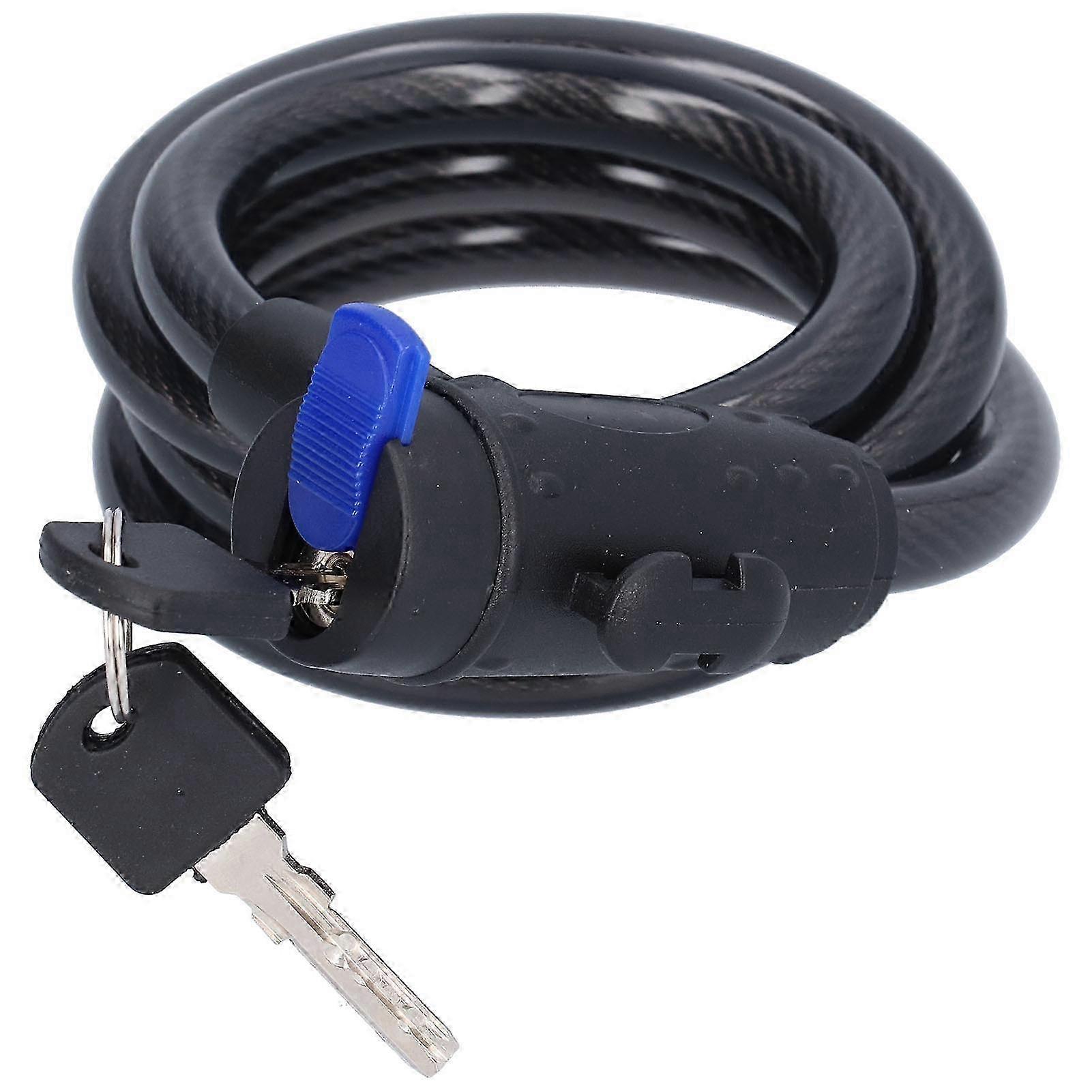 Bicycle Motorcycle Electrocar Lock Antitheft Steel Wire Lock with Mounting Bracket
