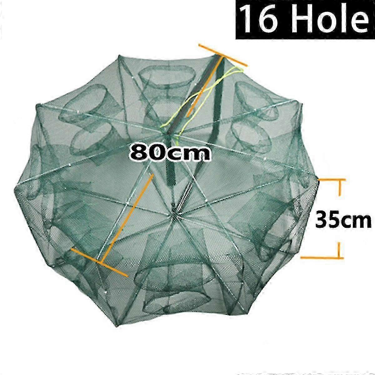 Foldable 16-Hole Shrimp Crab Net