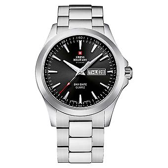 Wristwatch round with metal bracelet Watch for Men Analog Quartz with Stainless Steel Bracelet SMP36040.22