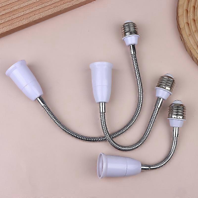 Flexible E27 To E27 Led Screw Lamp Base Bulb Socket Extender Extension Light Holder Lamp Base Light Socket Adapter Converter
