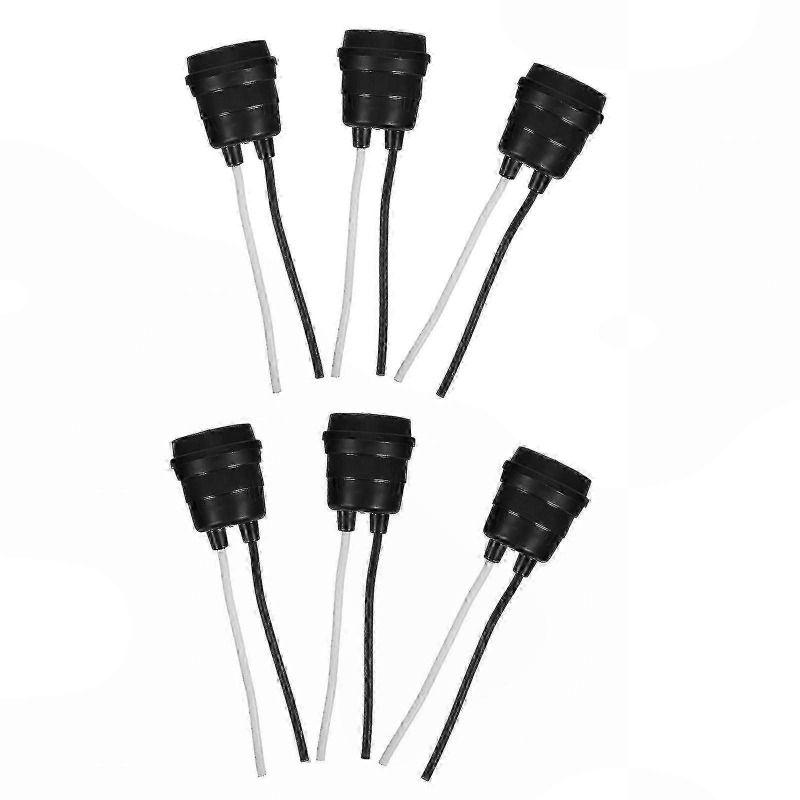 DIY Table Lamp Assembly 6Pcs Waterproof E27 Lamp Holder Socket Base Accessories