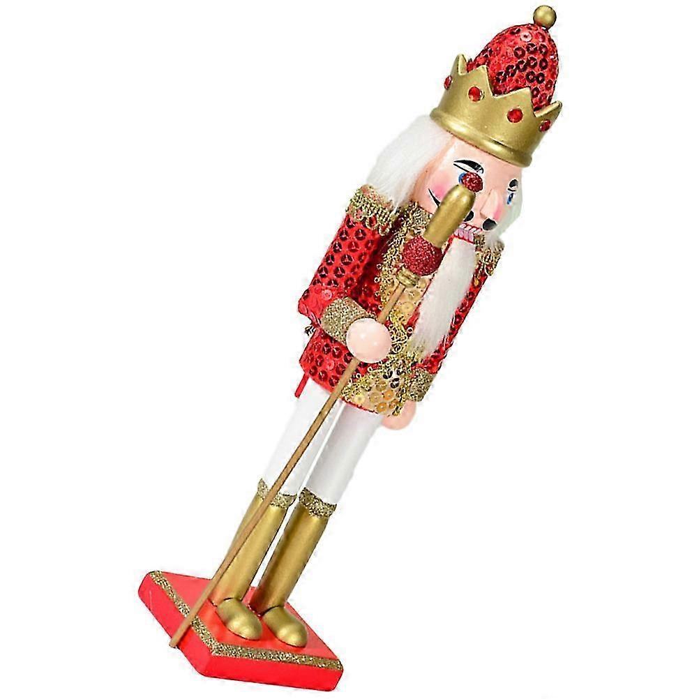 Nutcracker Christmas Wooden Nutcracker Decoration compatible with Festive Party