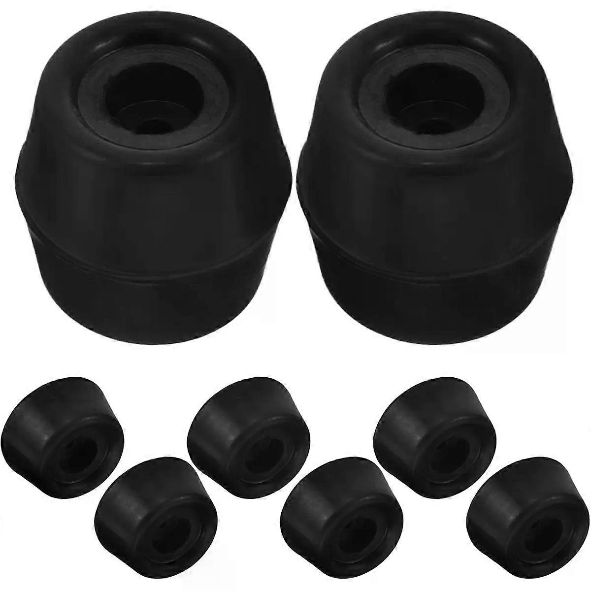 10pcs Pool Cue Rubber End Cap Billiard Cue Bottom Protector