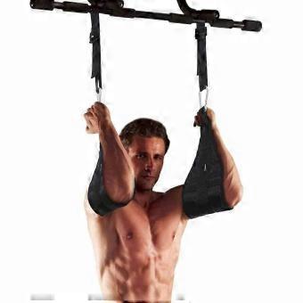 Hochleistungs-Bauchgurt für das Core-Training, komfortable Polsterung, kompatibel mit Klimmzugstangen, max. 120 kg, Paar