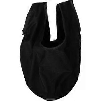 Zachte microvezeldoek, zwart, wasbaar, geschikt voor bowlingliefhebbers, voor het schoonmaken en polijsten van ballen en tasjes.