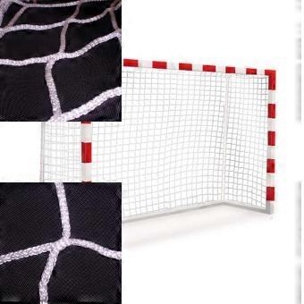 Paar netten handbal en zaalvoetbal training series (2 stuks) 3 mm