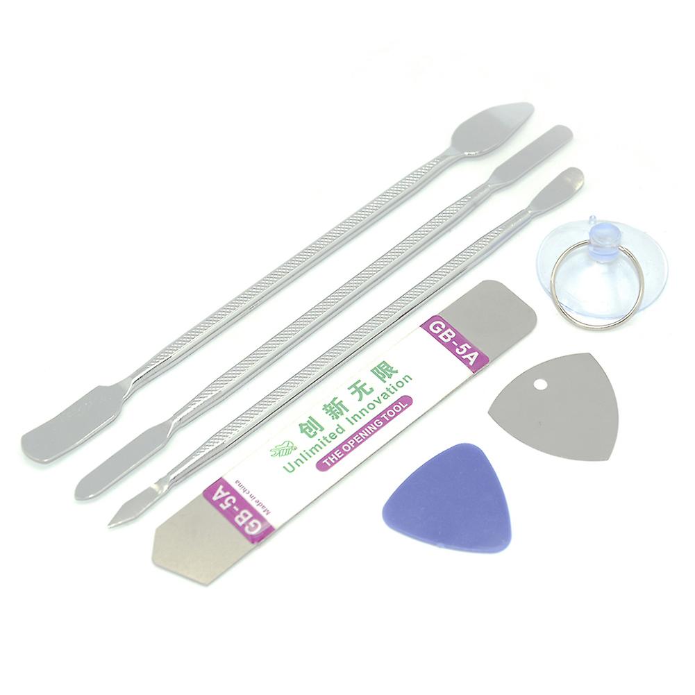 7Pcs Set Metal Spudger Mobile Phone Repairing Opening Tool for Laptop Smartphone
