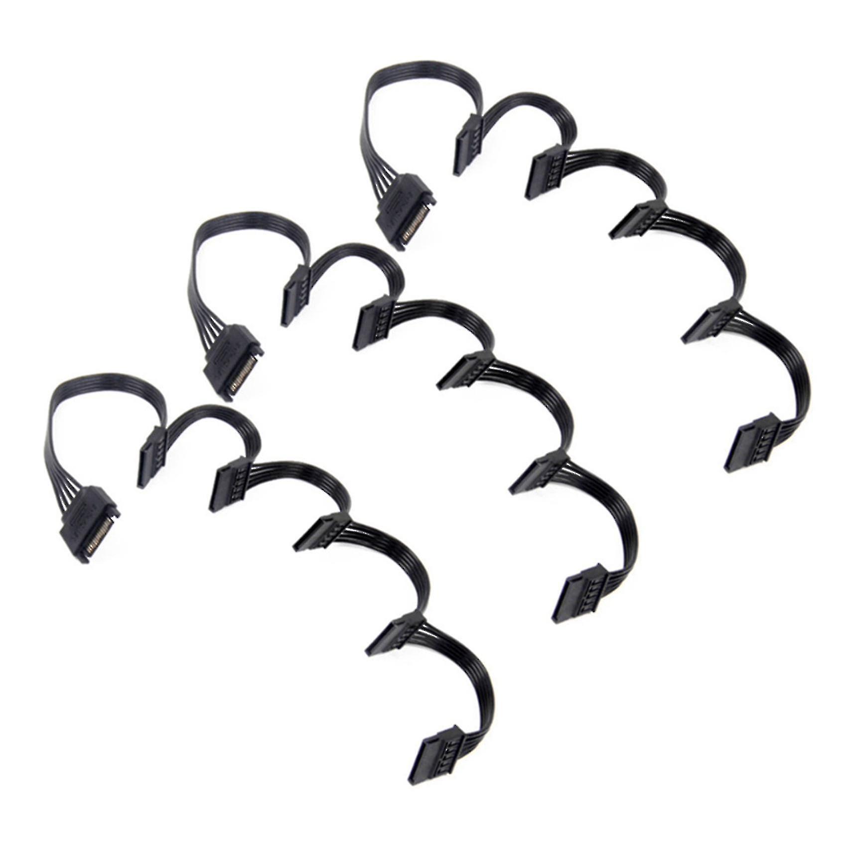 Compatible Withcompatible With15 Pin Sata Extens Drive Cable 1 To 5 Fe