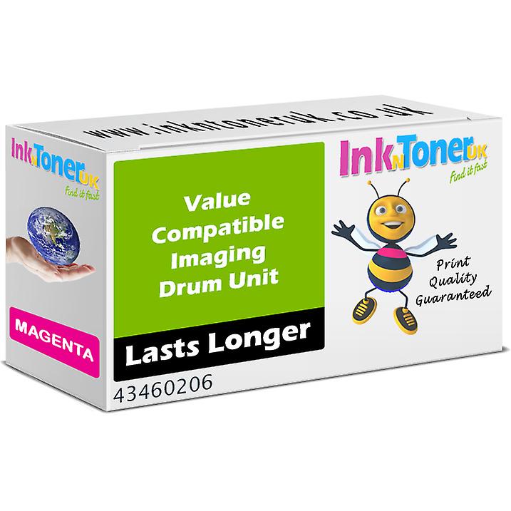 Compatible Oki 43460206 Magenta Image Drum Unit (43460206)