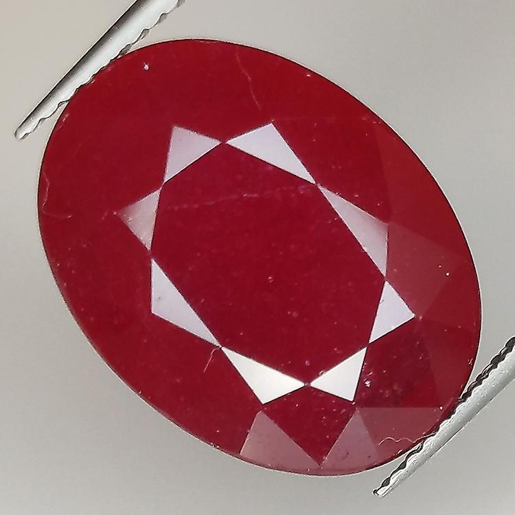 14.56ct Ruby Oval Cut 17.3x13.1mm awo24