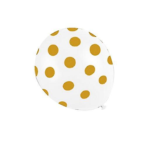 Unique Party 12 Inch Polka Dot Latex Balloons (Pack Of 6)