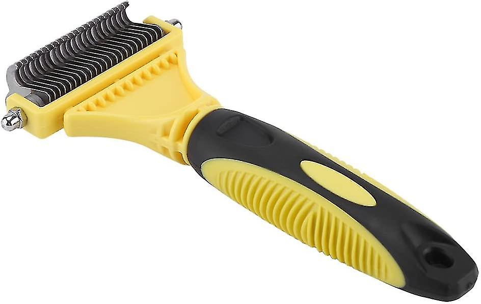 Metal Pet Comb Double Ended Pet Grooming Brush